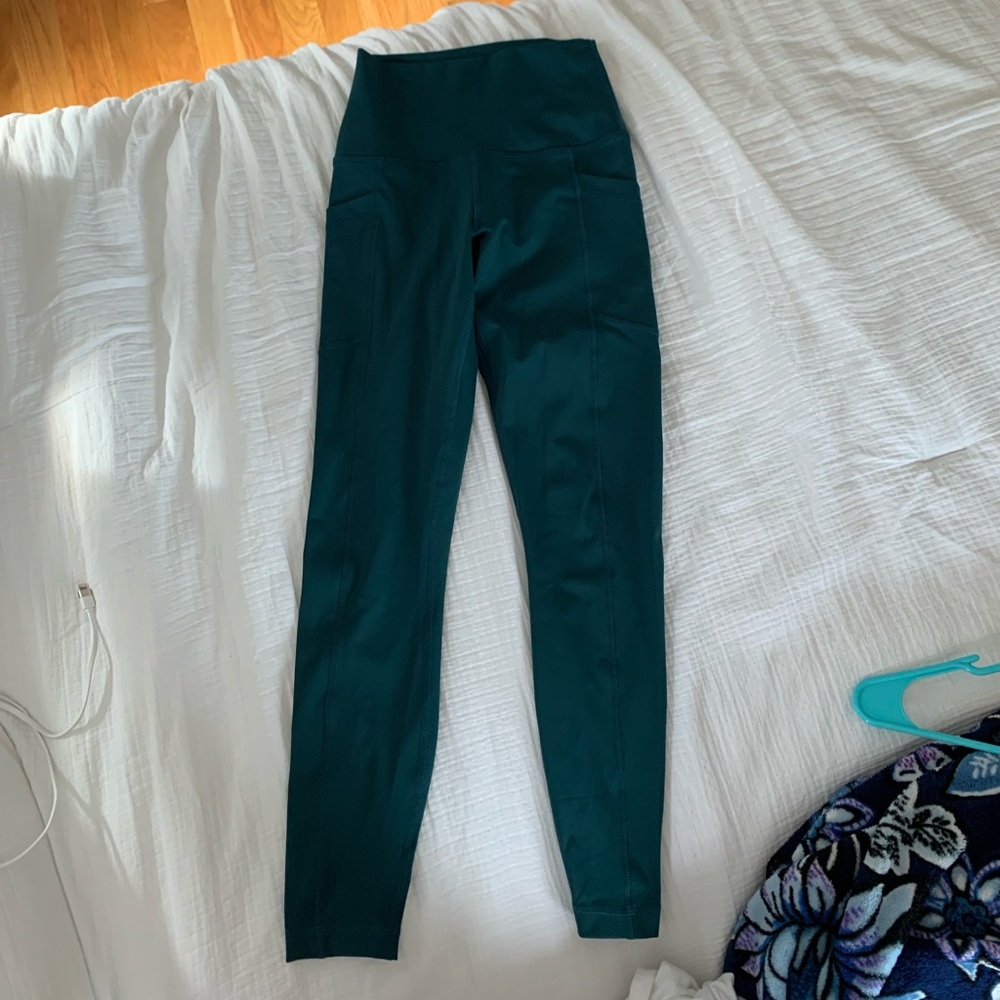 90 Degree womens green leggings size xs